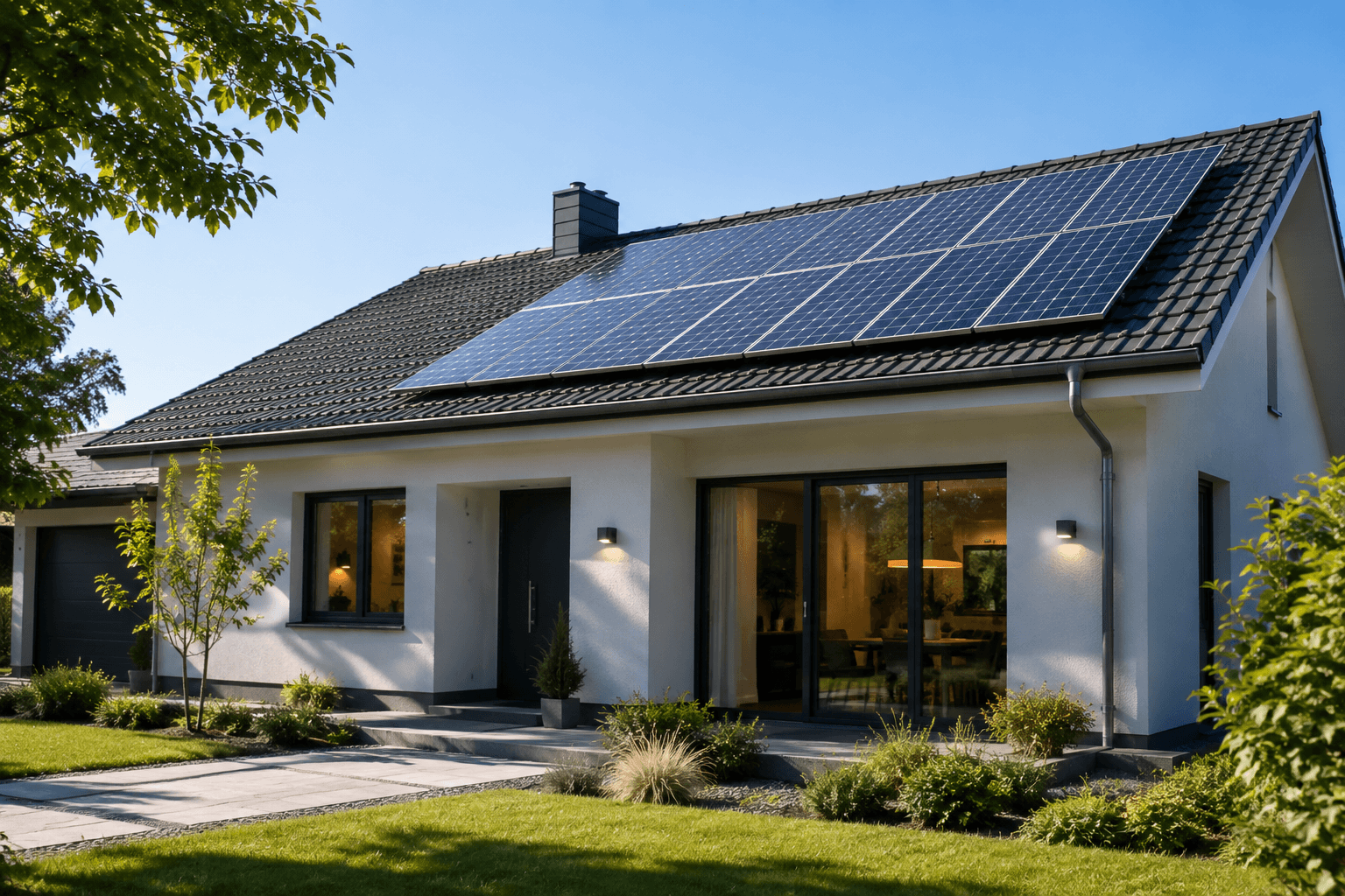 Sistema solar on-grid conectado a la red